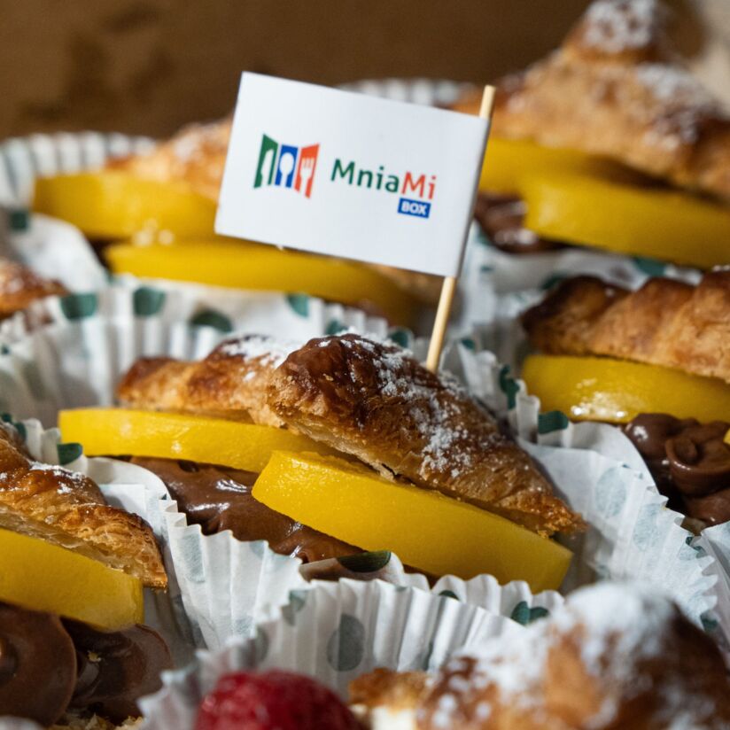 Box mini croissant słodkie 24 szt.