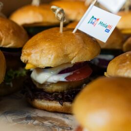 Box mini burger mięsny 15 szt.